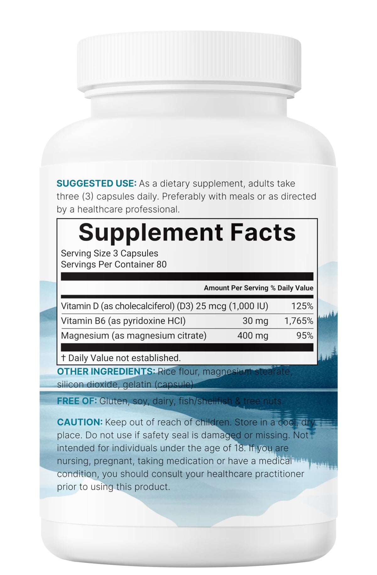 Micro Ingredients Magnesium Citrate 400mg - 240 Capsules - image 8