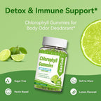 EAZGOO Chlorophyll Gummies for Body Odor - 60 Count - image 4
