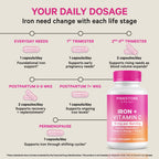 Pink Stork Iron for Women with Vitamin C - 60 Capsules - image 3
