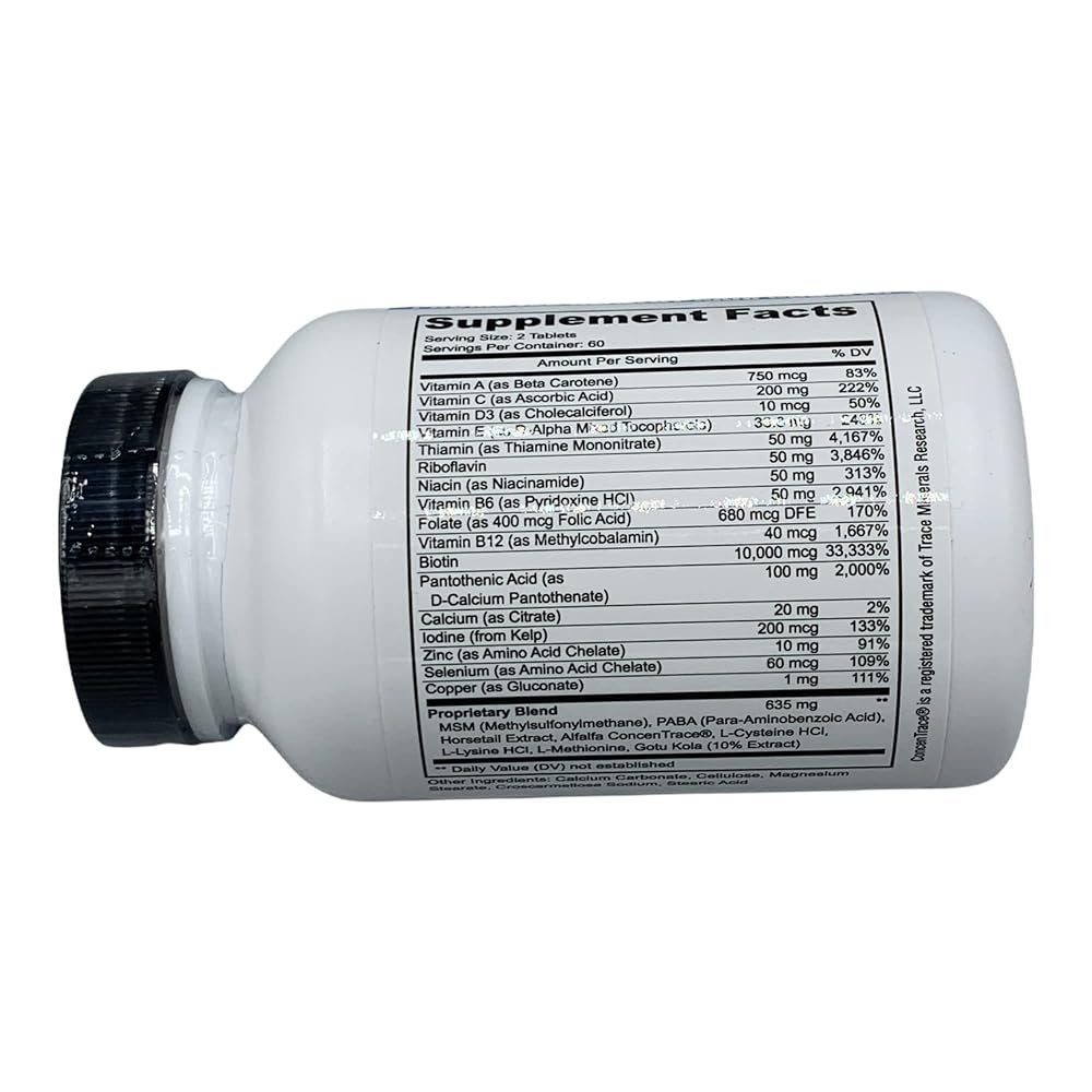 Vitol Great Hair Time Released Biotin 10,000 mcg - 120 Tablets - image 3