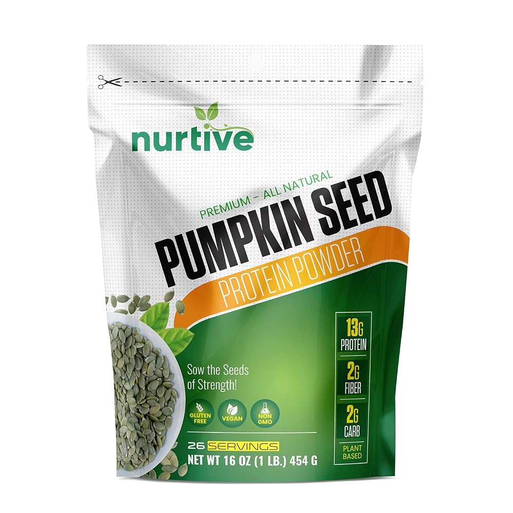 NURTIVE Pumpkin Seed Protein Powder - 26 Servings