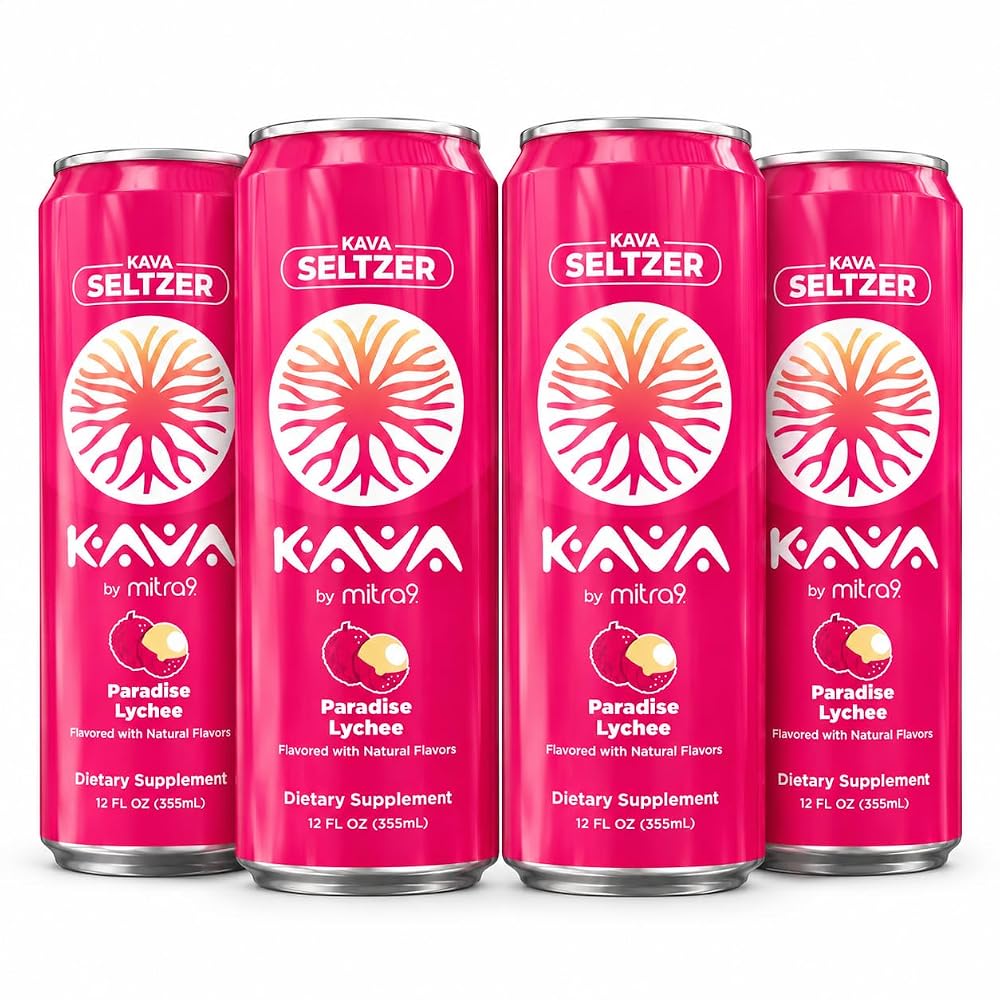 Mitra9 MITRA-9 Botanical Beverages - Paradise Lychee Sparkling Kava