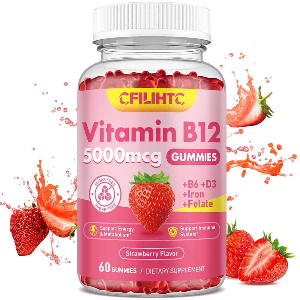 CFILIHTC Vitamin B12 Gummies for Women & Men