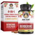 Ancient Bliss Berberine HCL 1200mg with Ceylon Cinnamon - 120 Capsules