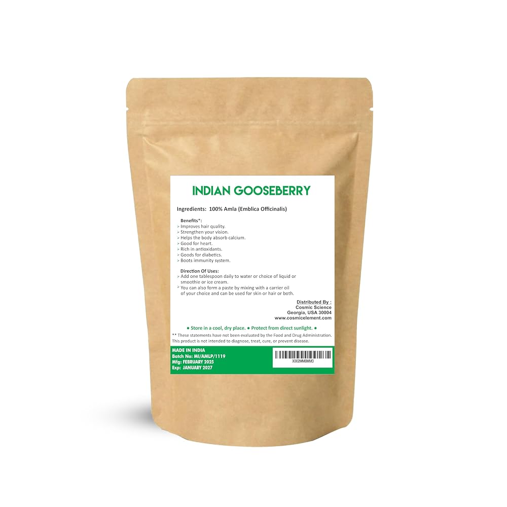 Cosmic Element Organic Amla Powder for Hair & Skin - 4 oz - image 7