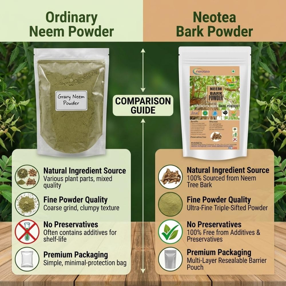 Neotea Neem Bark Powder - 300g - image 3