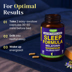 SUPLIMATE Calmadream Natural Sleep Aid Melatonin Magnesium - 60 Capsules - image 4