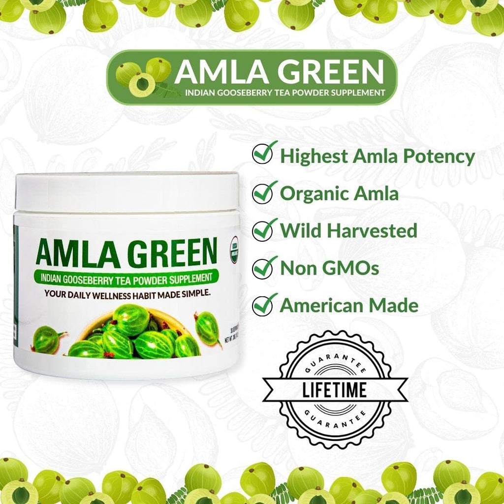 Amla Powder & Green Tea Superfood Supplement