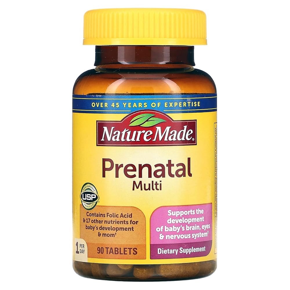 Nature Made Prenatal Vitamin with Folic Acid - 90 Tablets - image 9