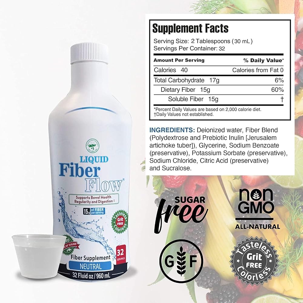 Nutritional Designs Liquid Fiber Supplement - 32 fl oz - image 5