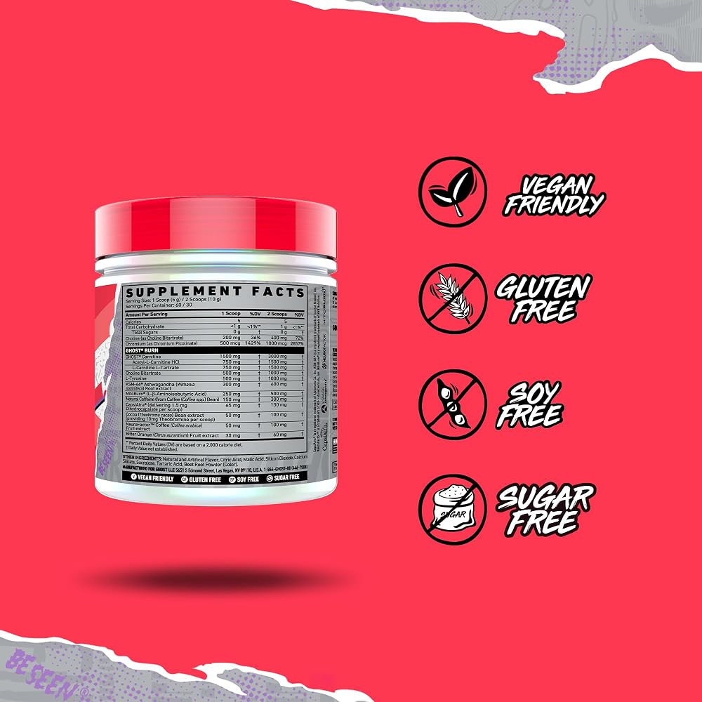 GHOST Burn Weight Management Powder (60 Servings)