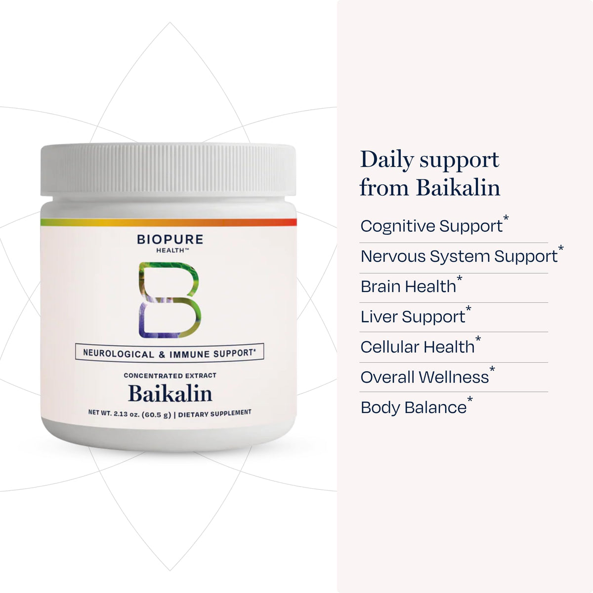 BioPure Baikalin Chinese Skullcap Root Extract Powder - 121 Servings - image 6