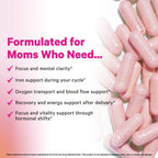 Pink Stork Iron for Women with Vitamin C - 60 Capsules - image 4