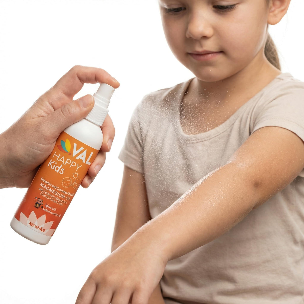 VAL Kids Magnesium Oil Spray Bedtime Calm & Mood Support - 4oz - image 2