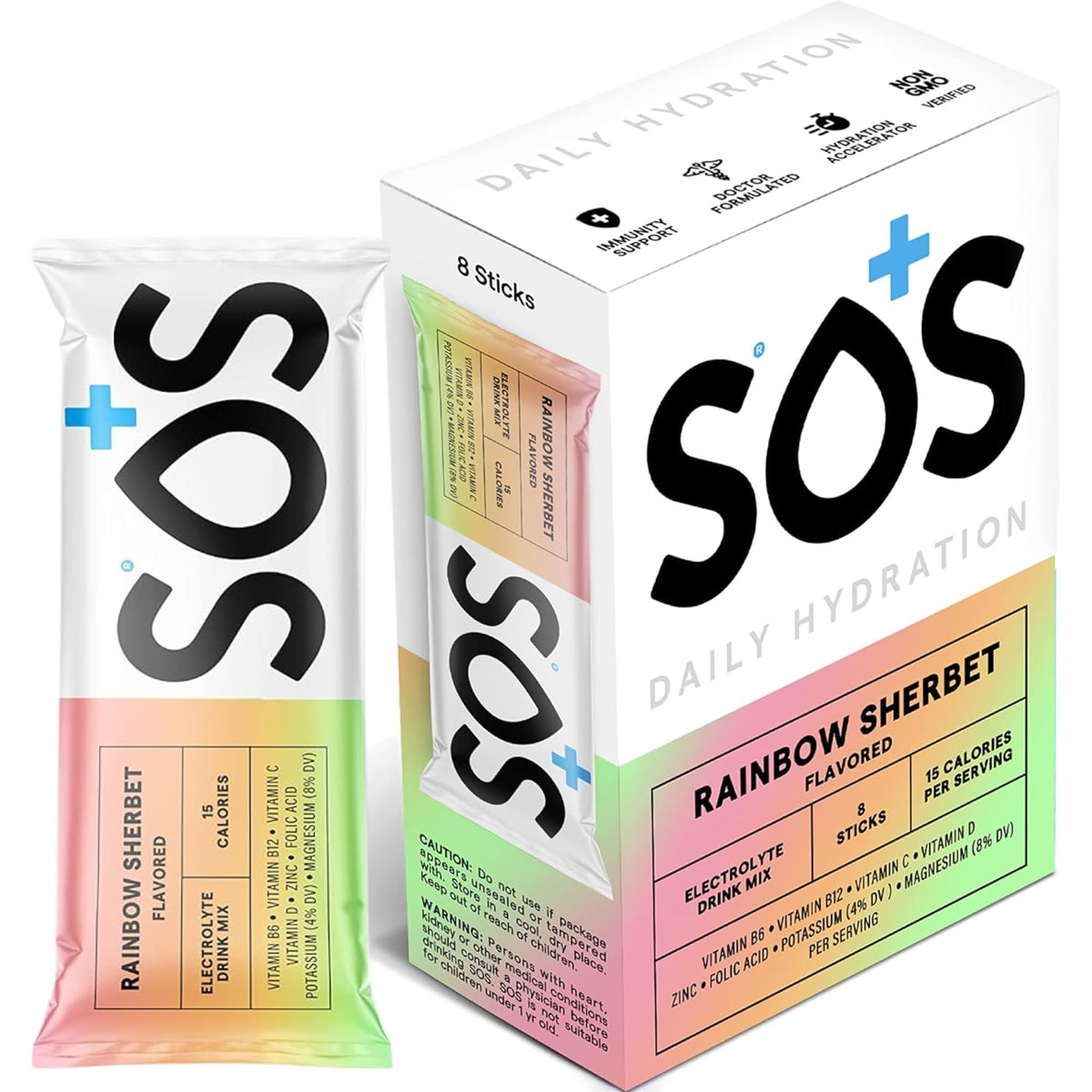 SOS Hydration Electrolyte Powder Sticks