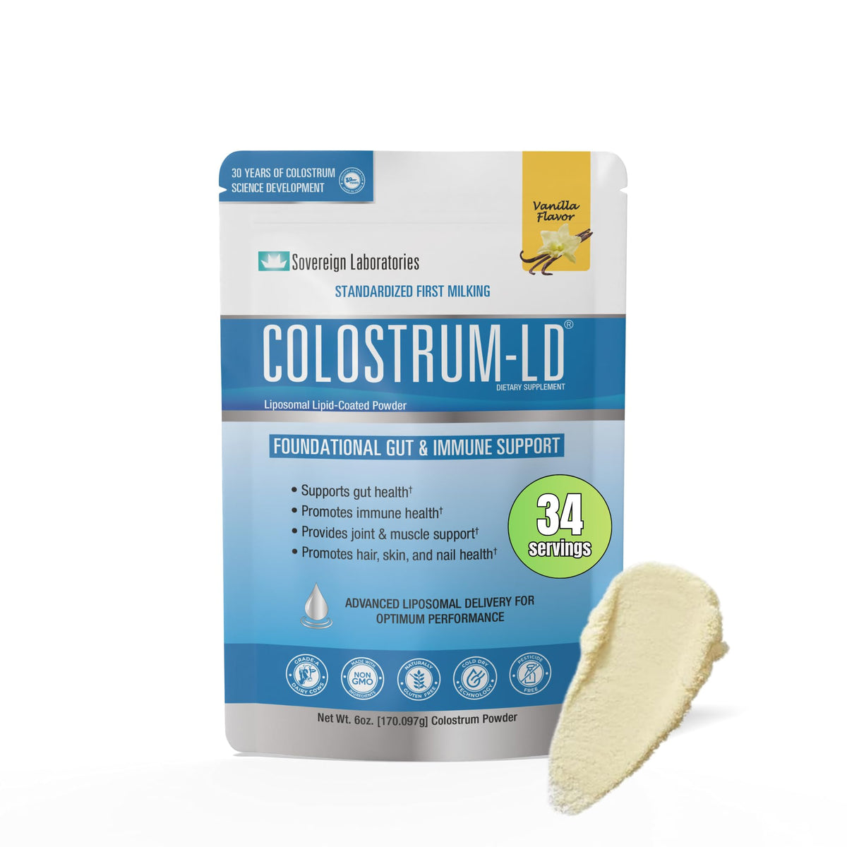 Colostrum-LD Liposomal Delivery Colostrum Powder - 34 Servings