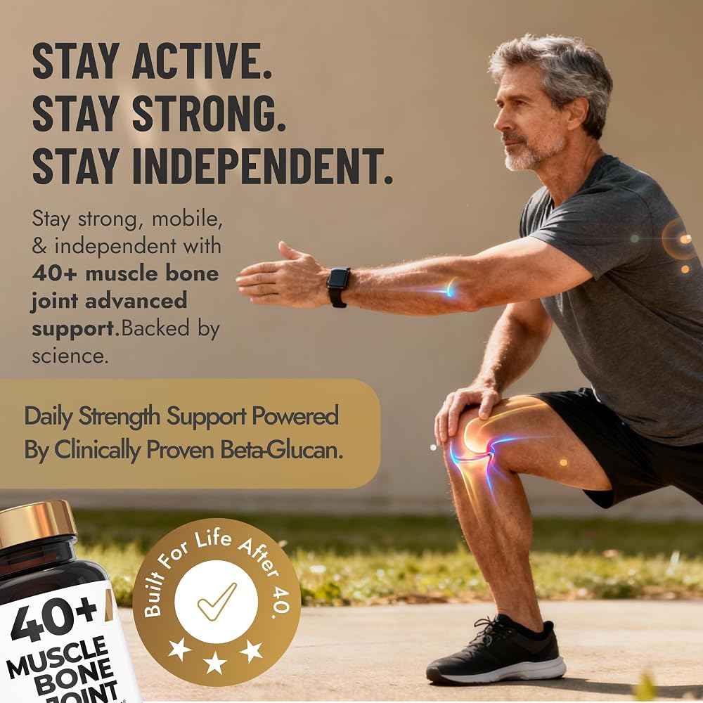 40+ Muscle Bone Joint Support Postbiotic - 60 Capsules - image 8
