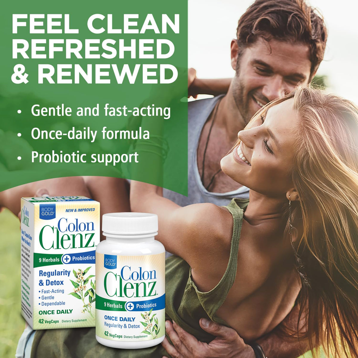 Body Gold Colon Clenz & Detox Overnight Formula