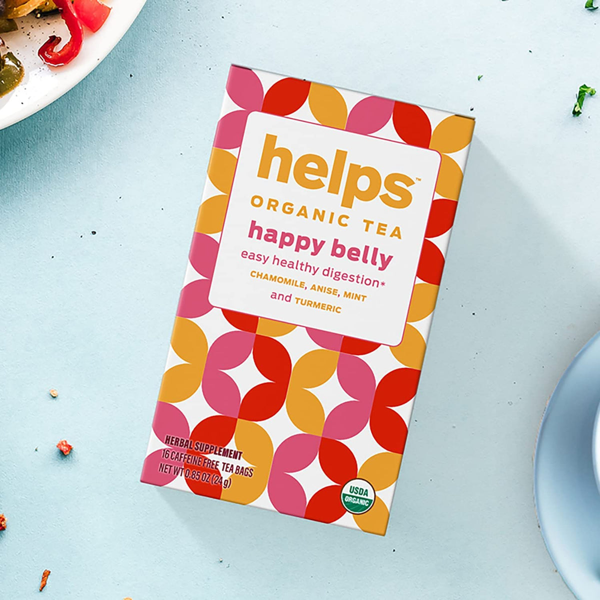 HELPS PHARMADUS BOTANICALS Happy Belly Tea - 48 Tea Bags - image 3