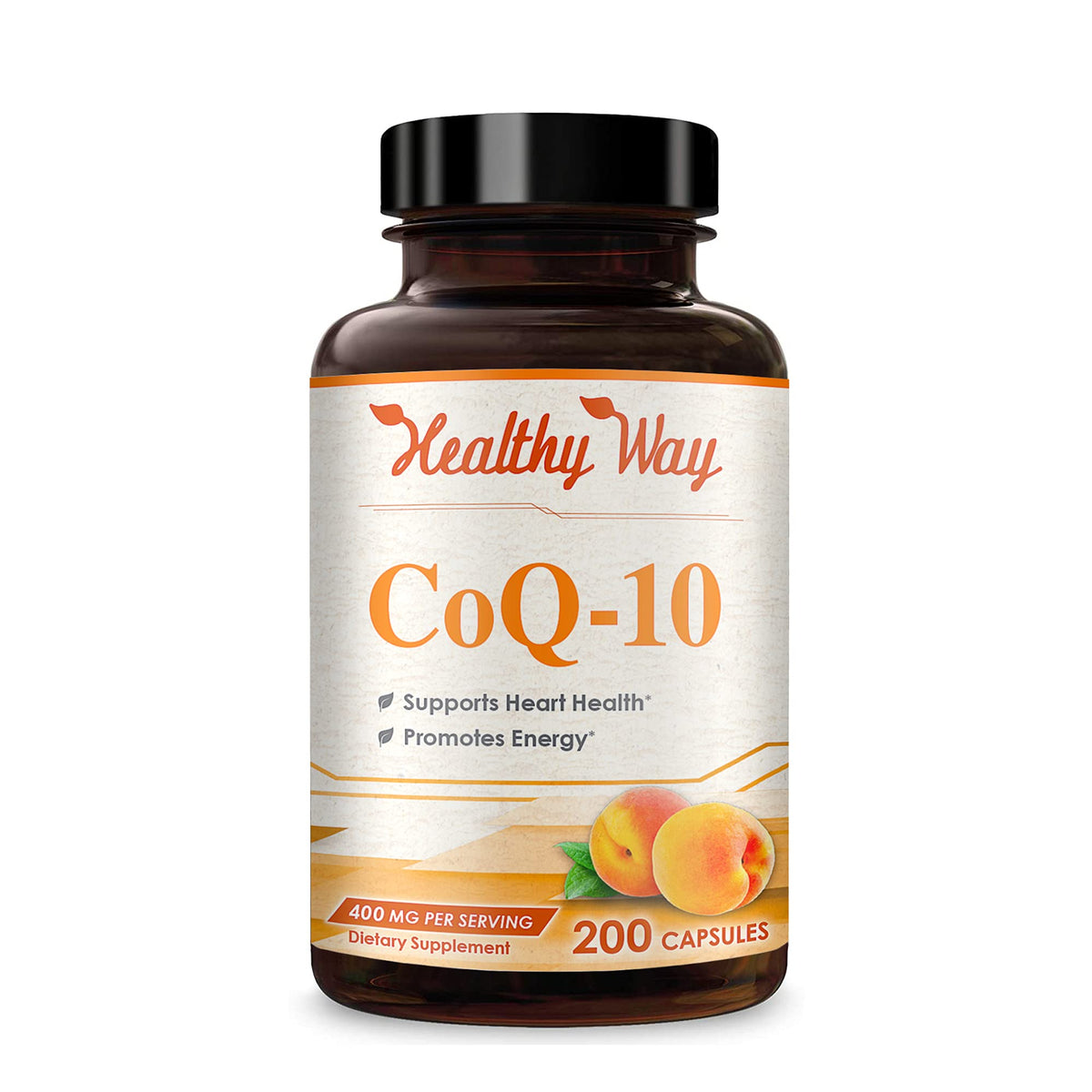 HealthyWayRx Coenzyme Q10 400mg CoQ10 Supplement - Once Daily Coq 10