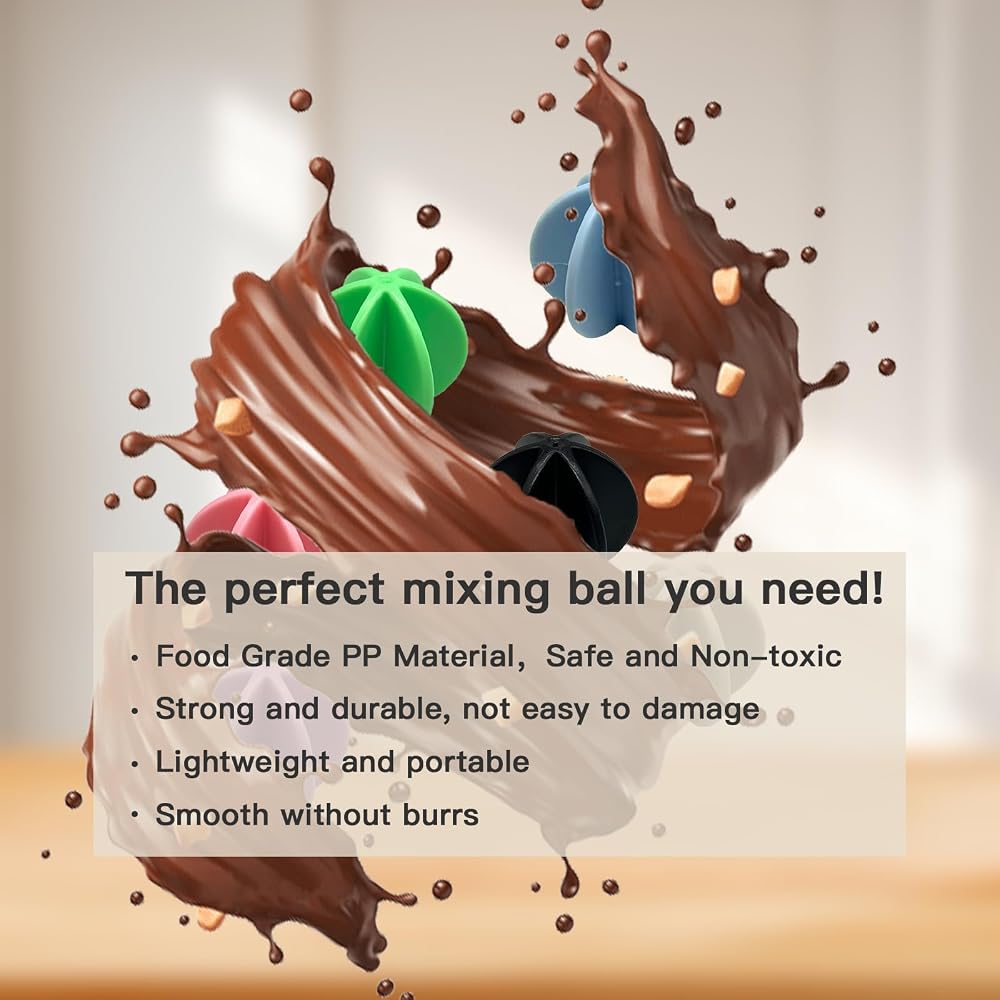 BuRuiJi Shaker Balls Protein Mixer - 6 Pack - image 3