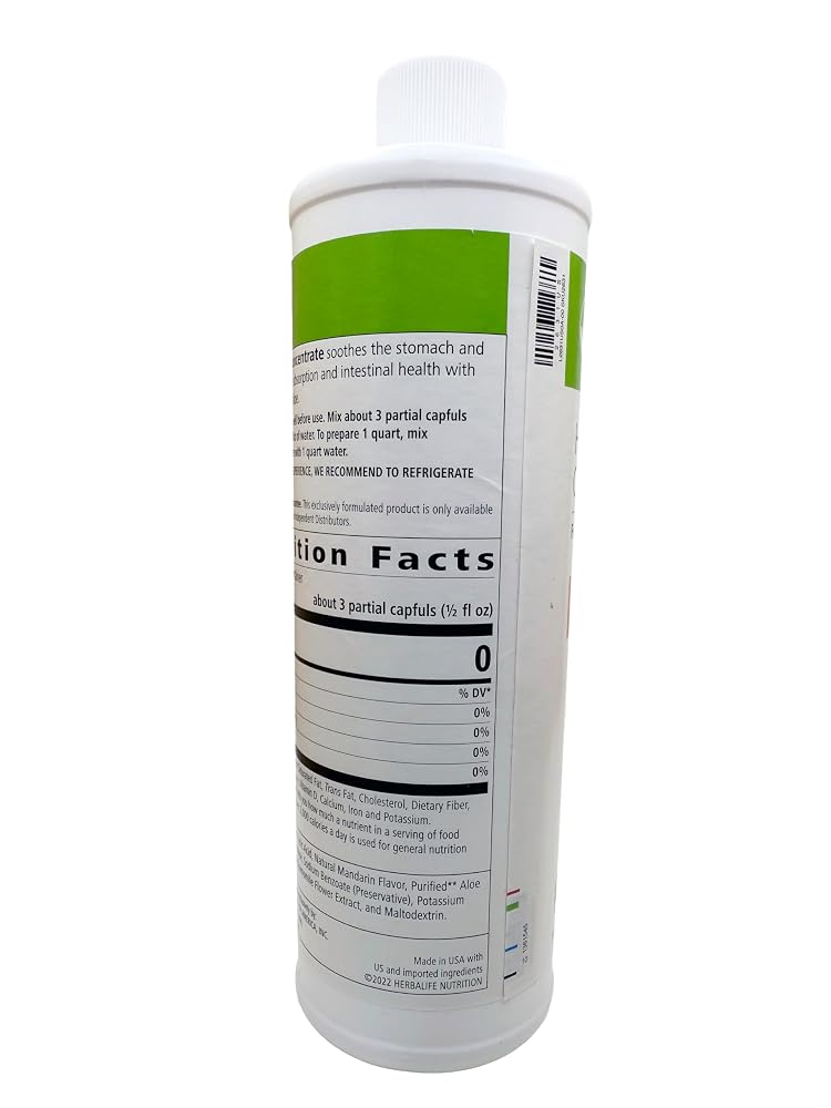 Herbalife Aloe Concentrate Mandarin Flavor for Digestive Health - 473ml - image 3