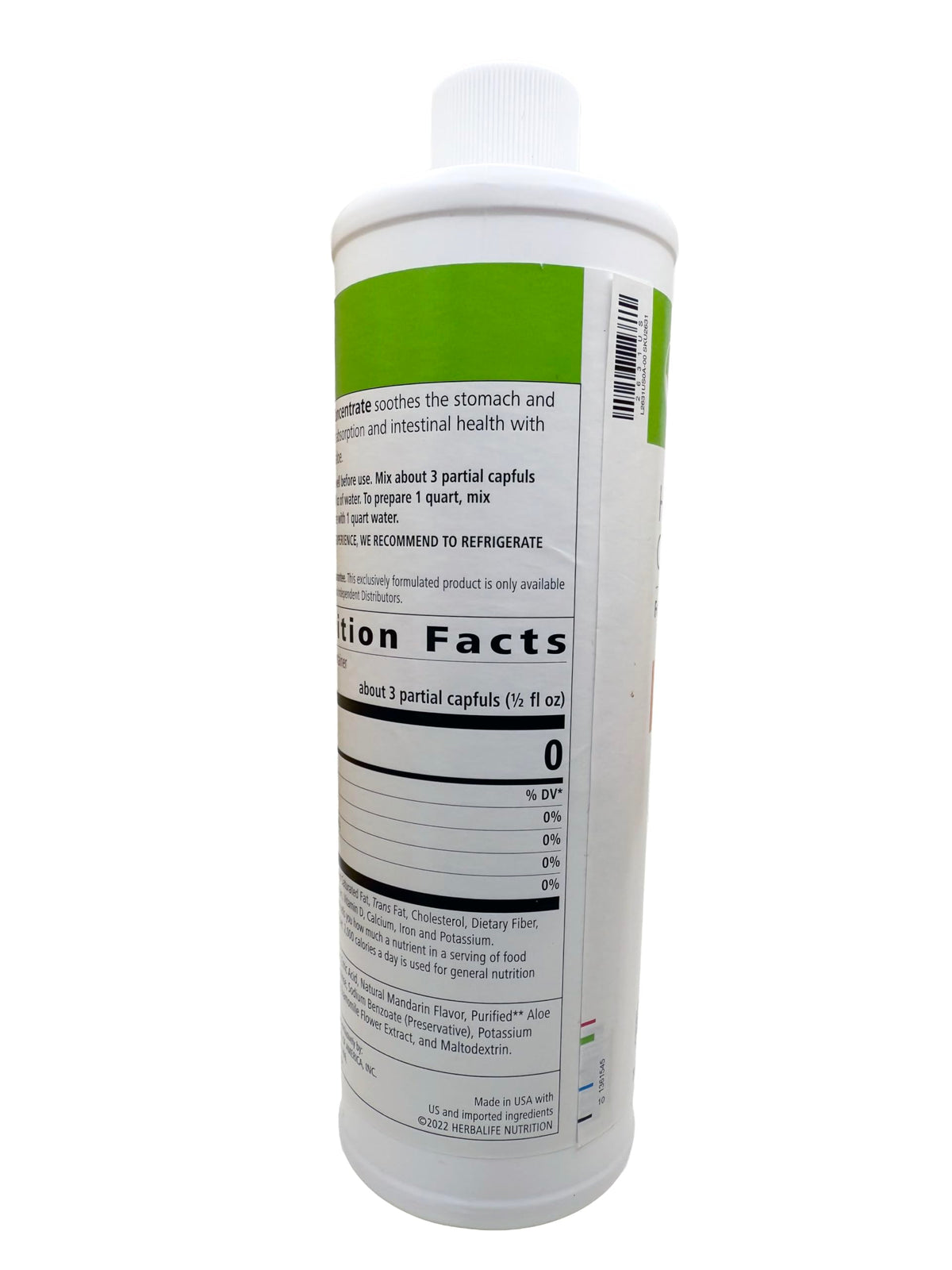 Herbalife Aloe Concentrate Mandarin Flavor for Digestive Health - 473ml - image 3