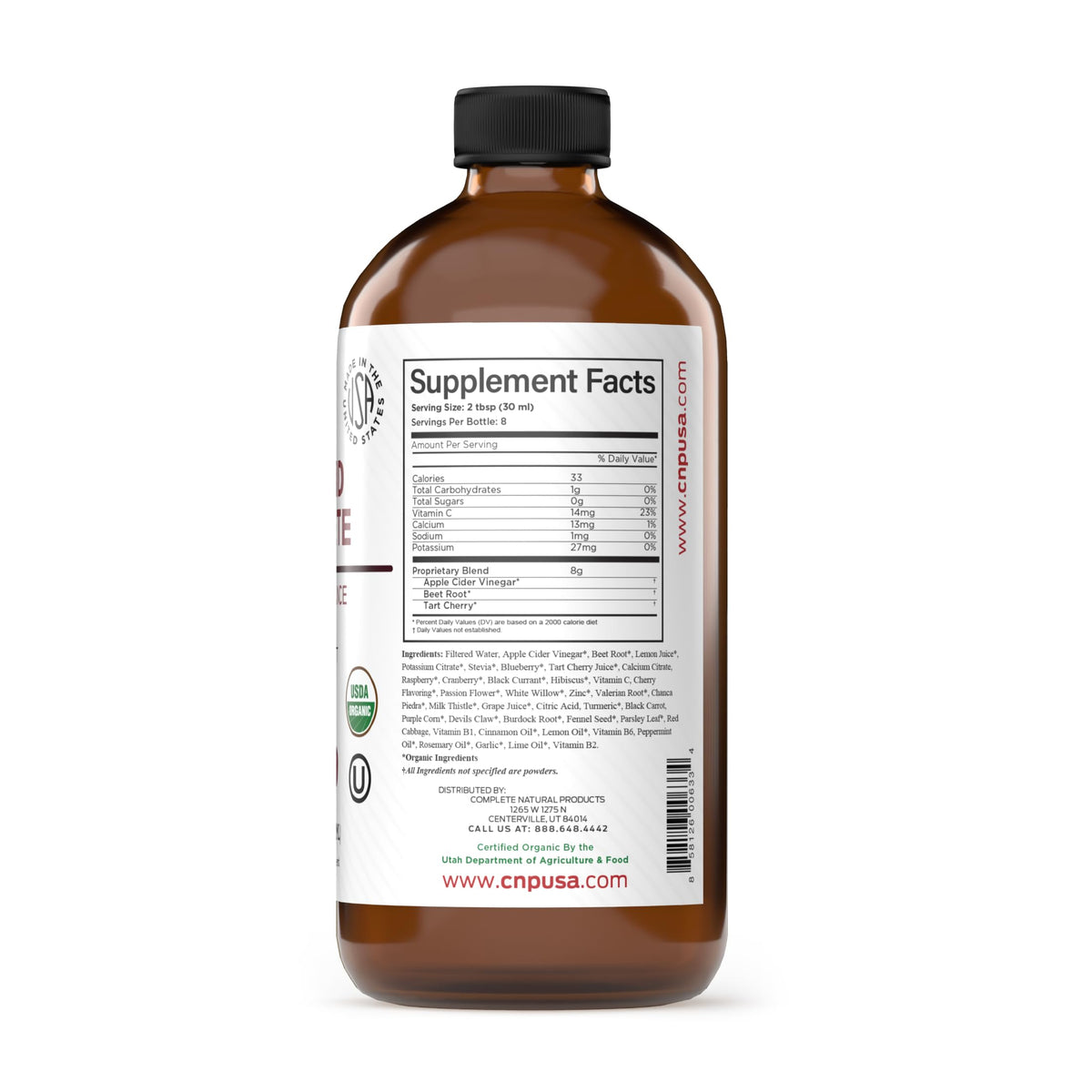 Complete Natural Products Uric Acid Complete Liquid - 8 Fl Oz - image 2