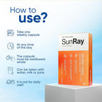 Immunotec Sunray Calcifediol Vitamin D Supplement Once-Weekly - 4 Capsules - image 3