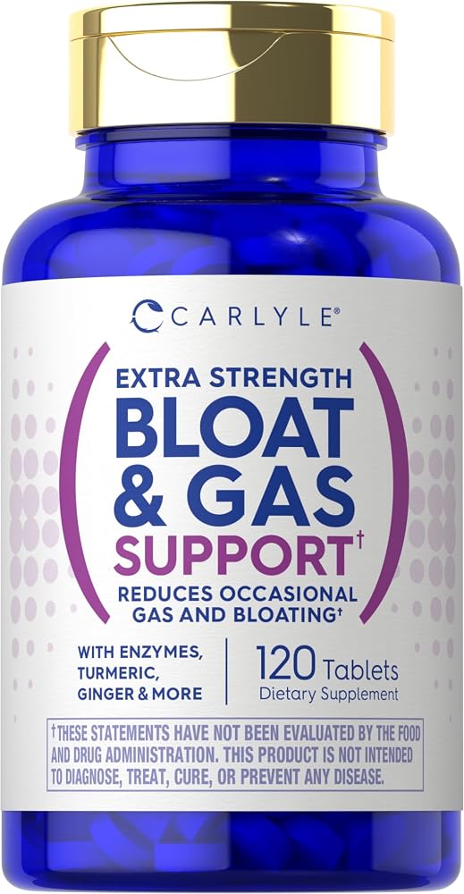 Carlyle Bloat & Gas Support - 120 Tablets