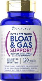 Carlyle Bloat & Gas Support - 120 Tablets