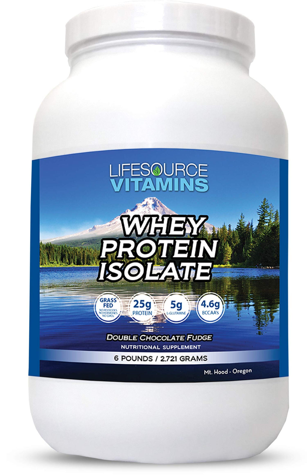 LifeSource Vitamins Grass-Fed Whey Isolate Double Chocolate - 6 lb - image 4
