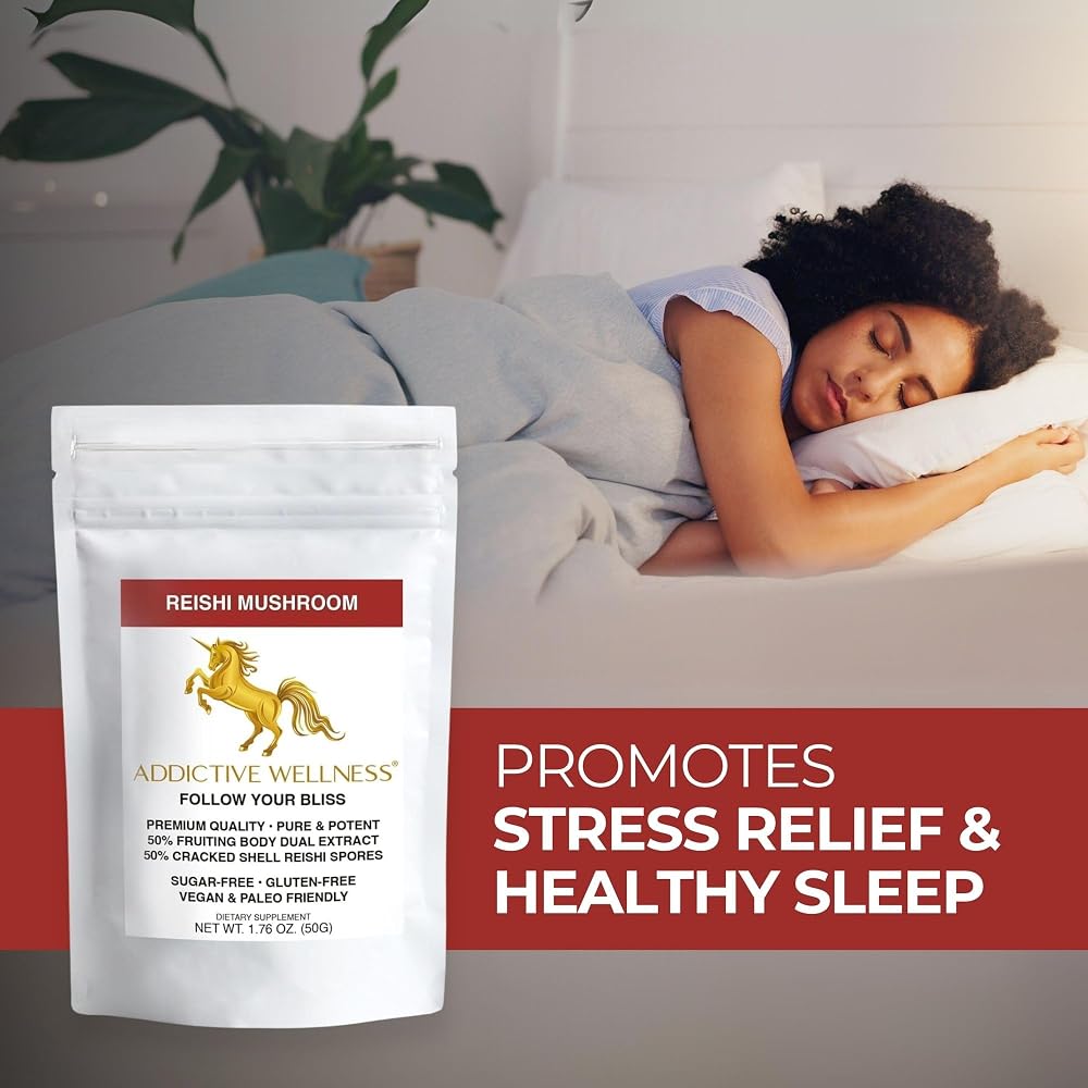 Addictive Wellness Reishi Mushroom + Spores Powder - 50g - image 8