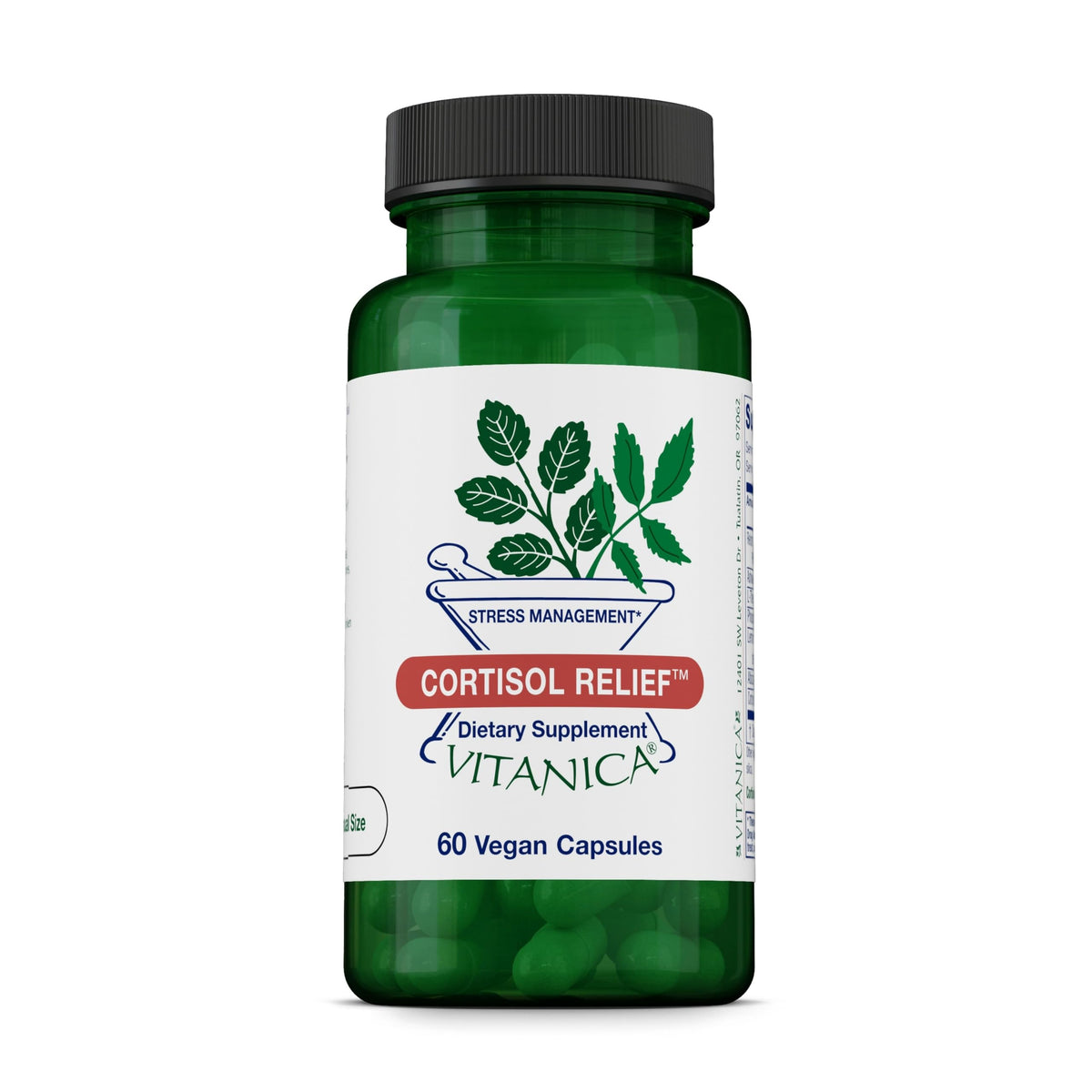 Vitanica Cortisol Relief, Stress and Sleep Support, Vegan