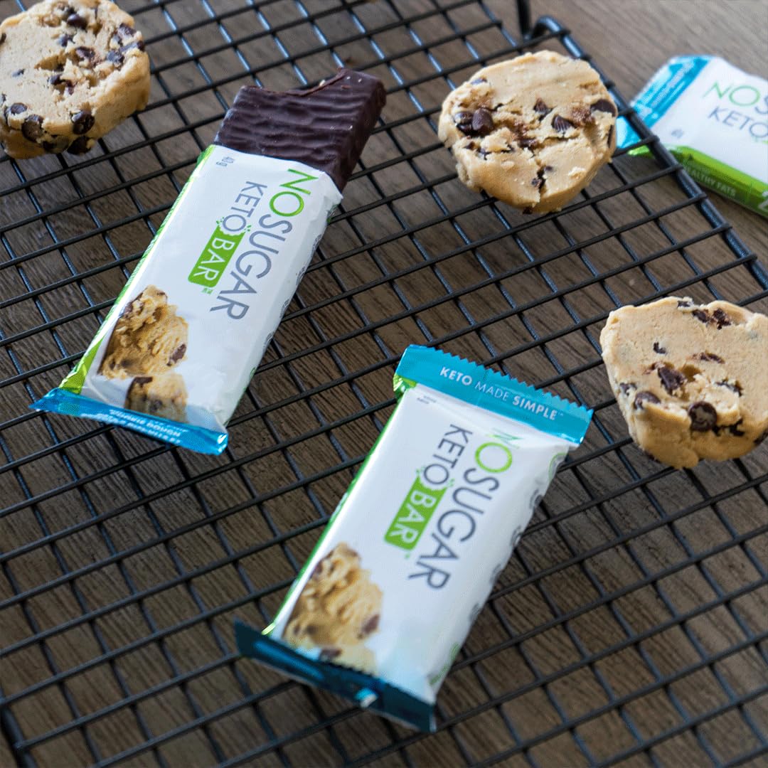 No Sugar Company Keto Bar Chocolate Chip Cookie Dough - 12 Count - image 4