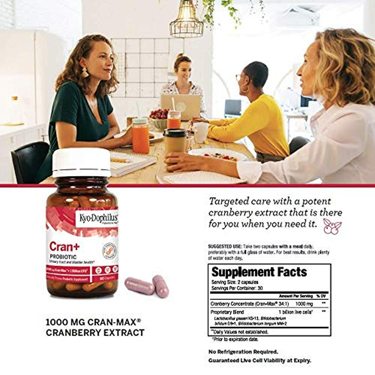 Kyolic Kyo-Dophilus Cran+ Probiotic - 60 Capsules - image 5
