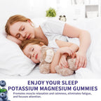 MABEFY Blueberry & Strawberry Potassium Magnesium Gummies for Sleep