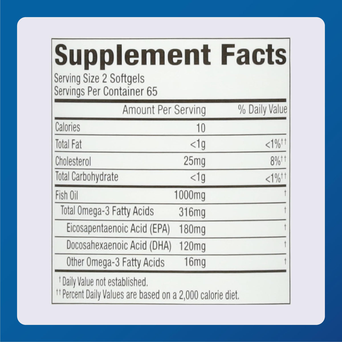 MAJOR Fish Oil 500mg Softgels - Omega-3 Fish Oil Supplement - Dietary