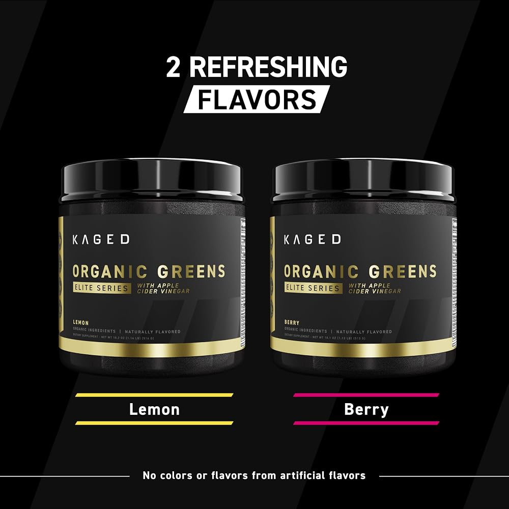 Kaged Organic Greens Elite Powder Berry - 30 Servings - image 6