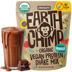 EarthChimp Organic Vegan Protein Powder Chocolate - 4lb