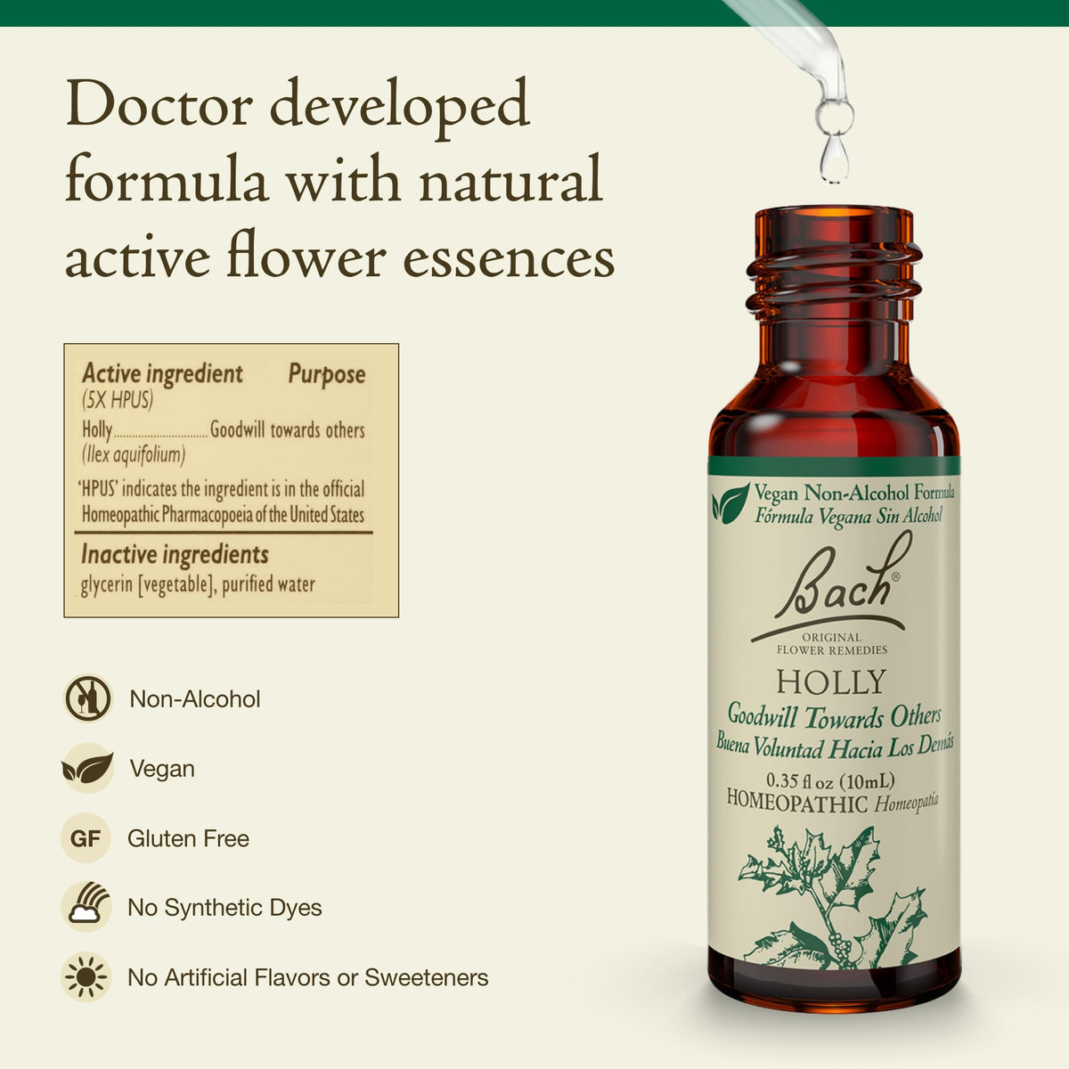 Bach Original Flower Remedies - Natural Homeopathic Flower Essence