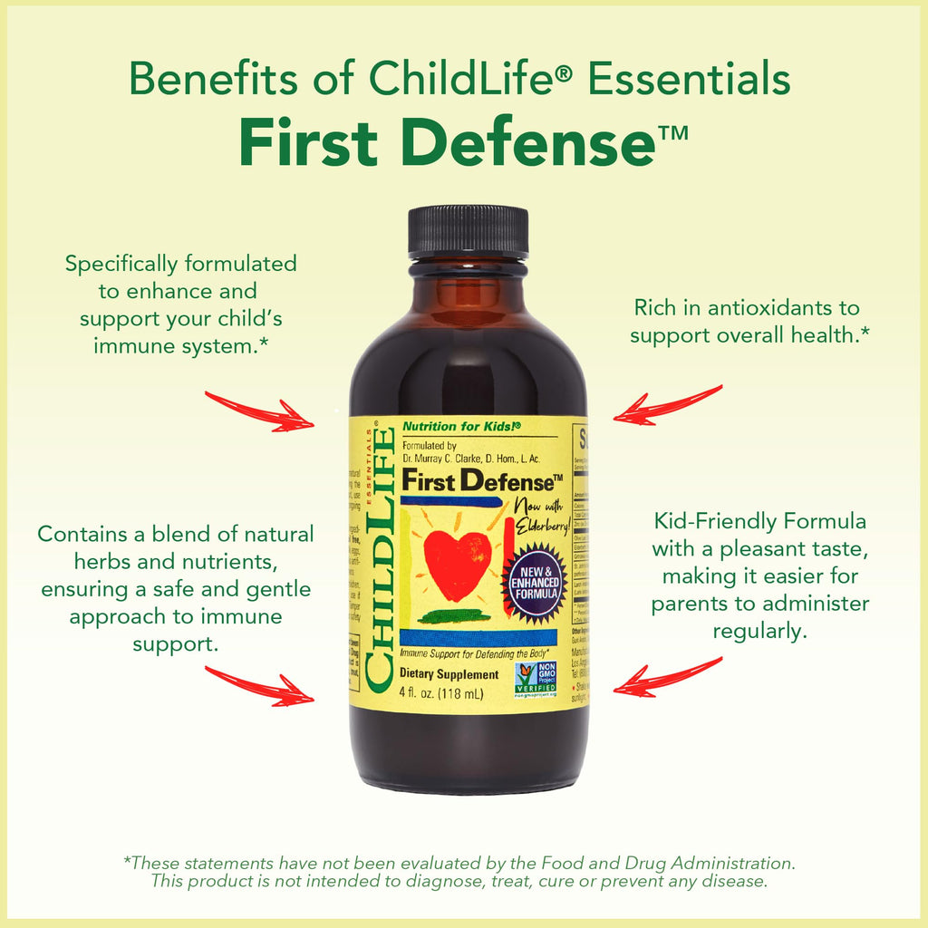 ChildLife Essentials First Defense Immune Support - 4 Fl Oz - image 5