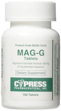 Cypress Pharma Mag-G Magnesium Gluconate Tablets - 100 Tablets