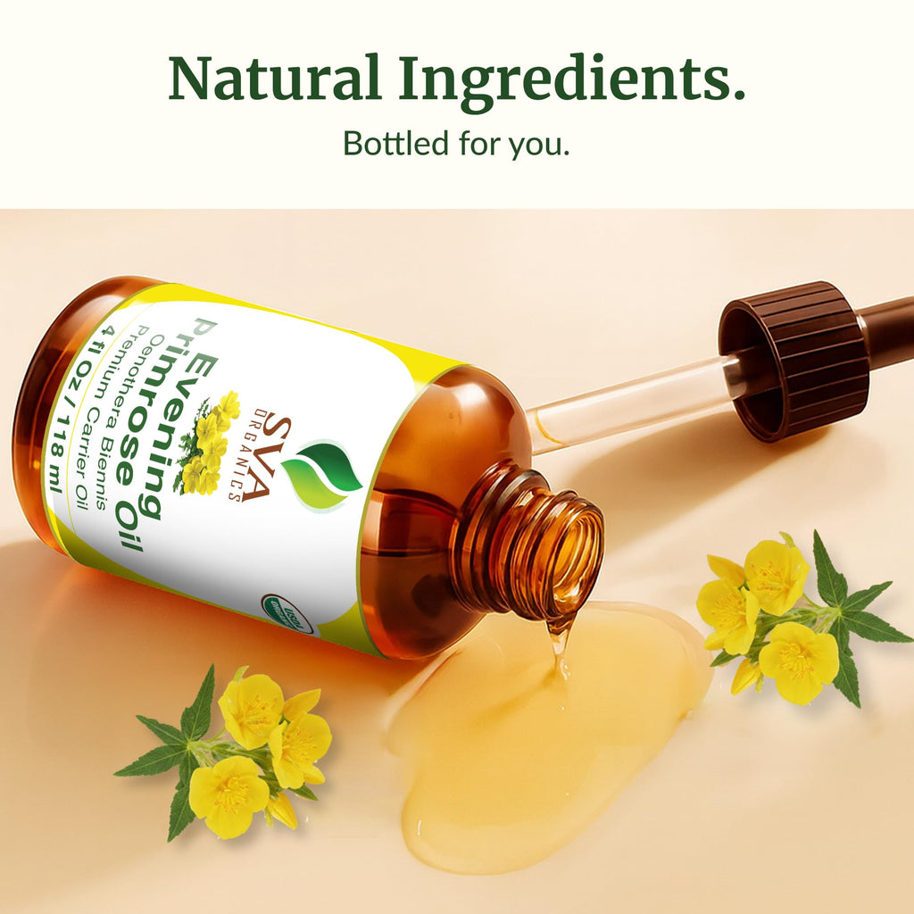 SVA ORGANICS Evening Primrose Carrier Oil with Dropper - 4 Fl Oz - image 8
