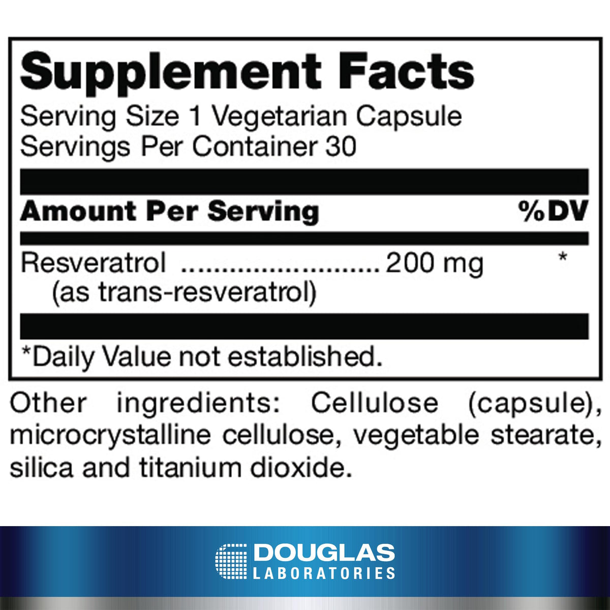 Douglas Laboratories Resveratrol Antioxidant Support - 30 Capsules - image 2