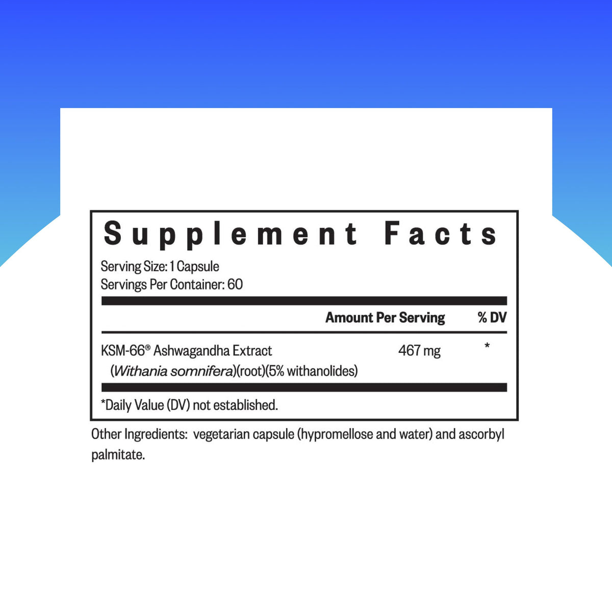 Seeking Health Ashwagandha Extract Stress Relief - 60 Vegetarian Capsules - image 2