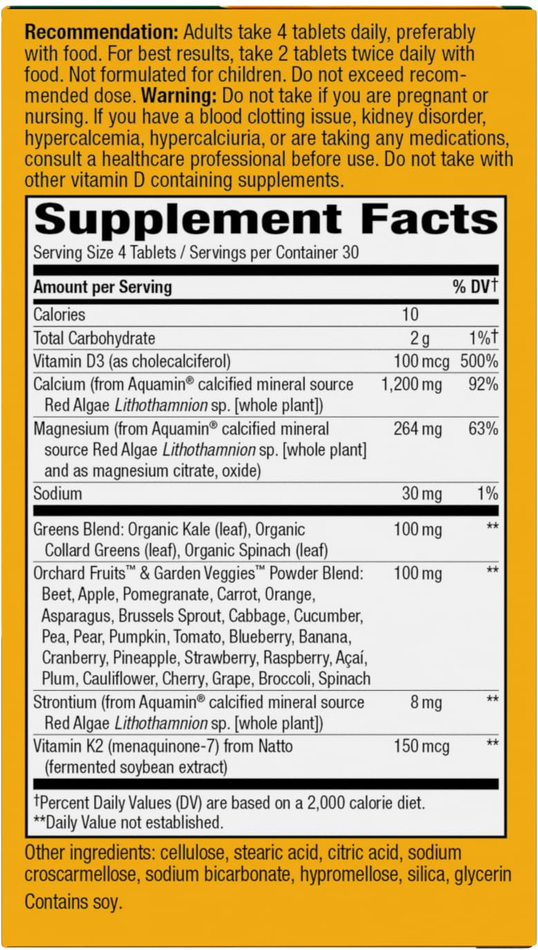 Nature's Way Alive! Calcium Bone Support - 120 Tablets - image 8
