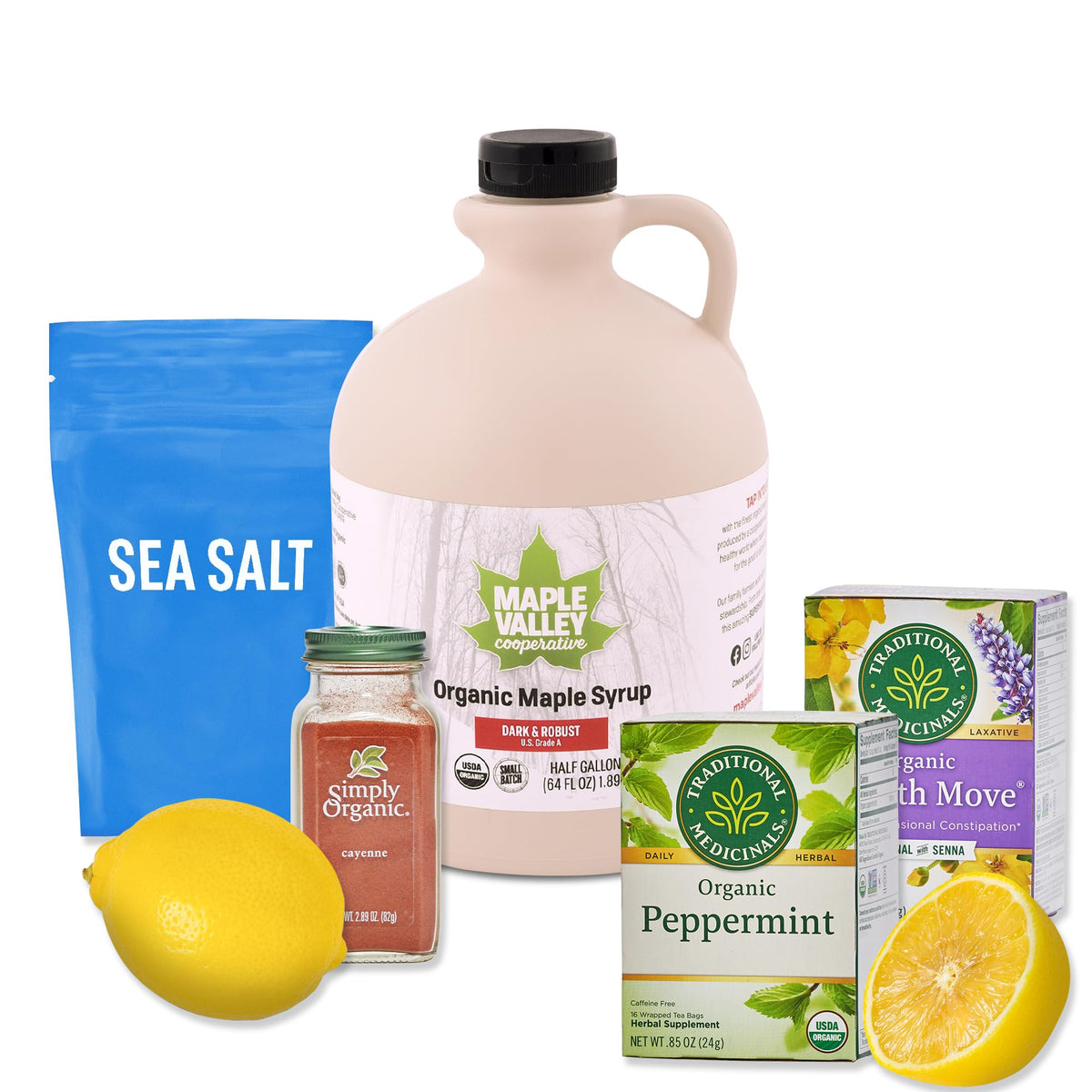 Maple Valley Organic Master Cleanse Lemonade Detox/Kit 10 Day
