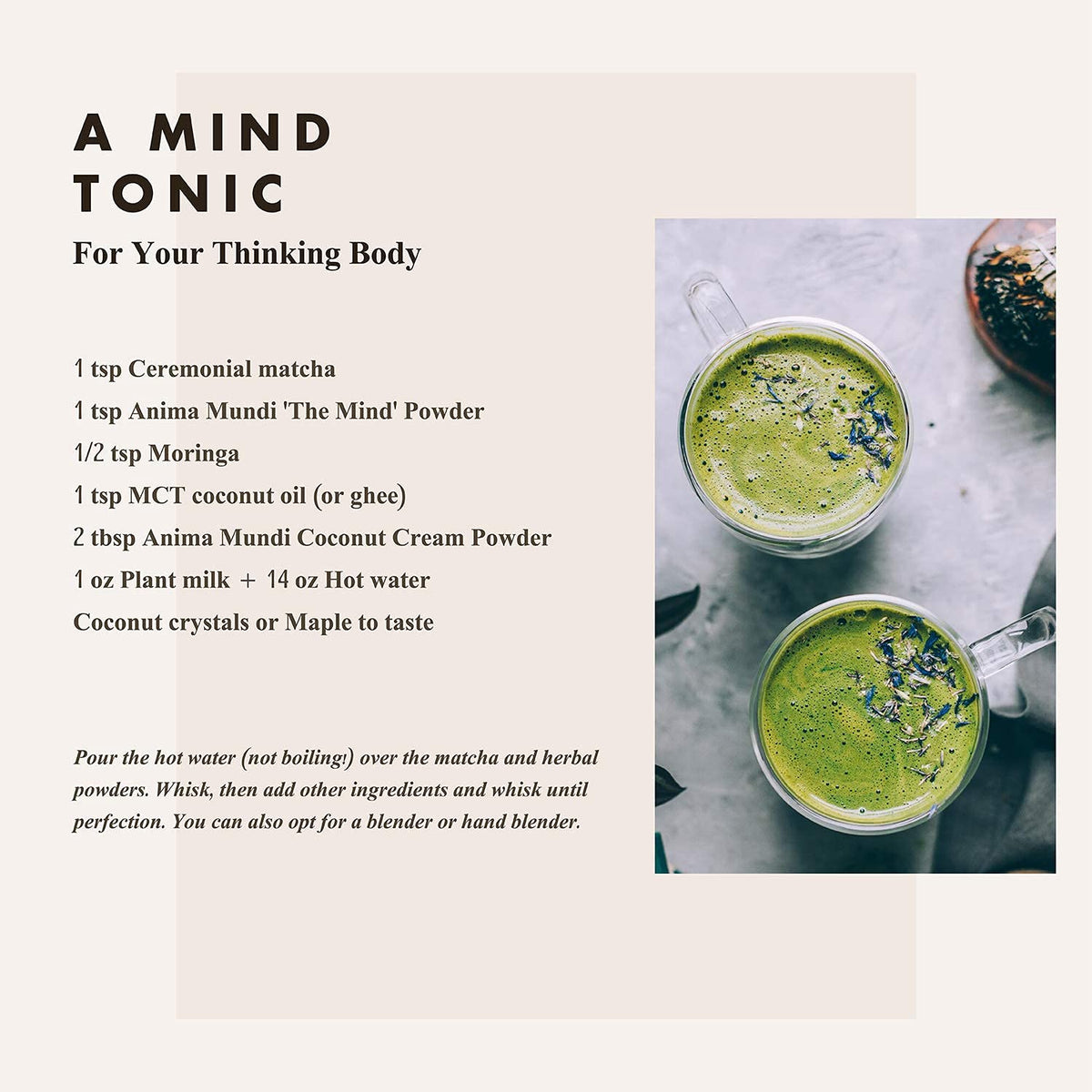 Anima Mundi Apothecary The Mind Energizing Brain Tonic Powder - 4.5oz - image 2