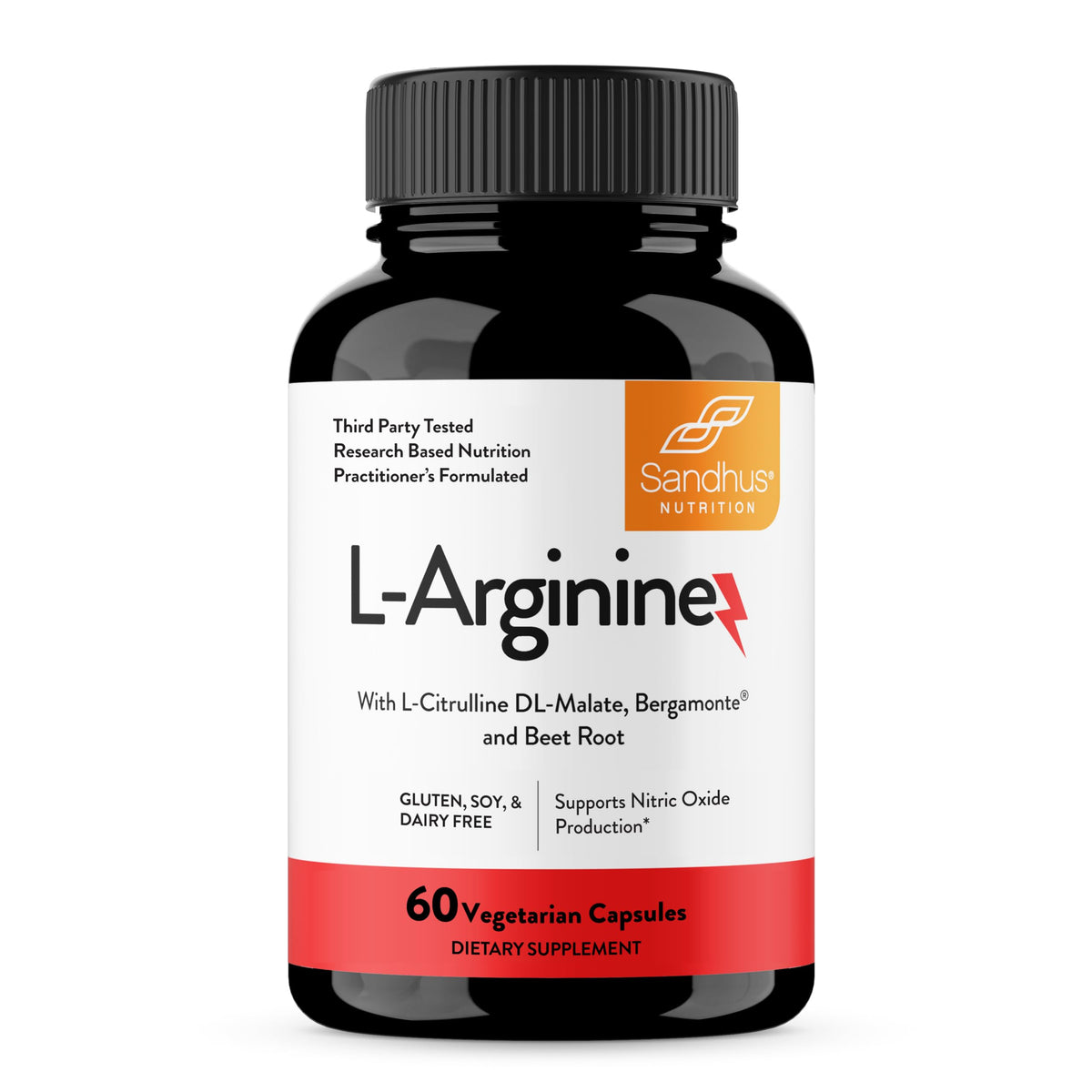 Sandhu's L-Arginine Nitric Oxide Booster - 60 Capsules